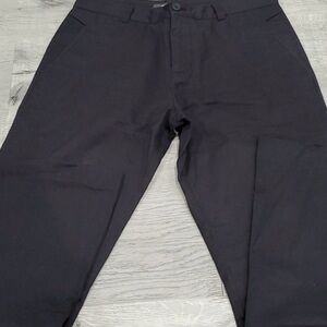 Kenneth Cole Reaction Black Cotton Pants 33x30